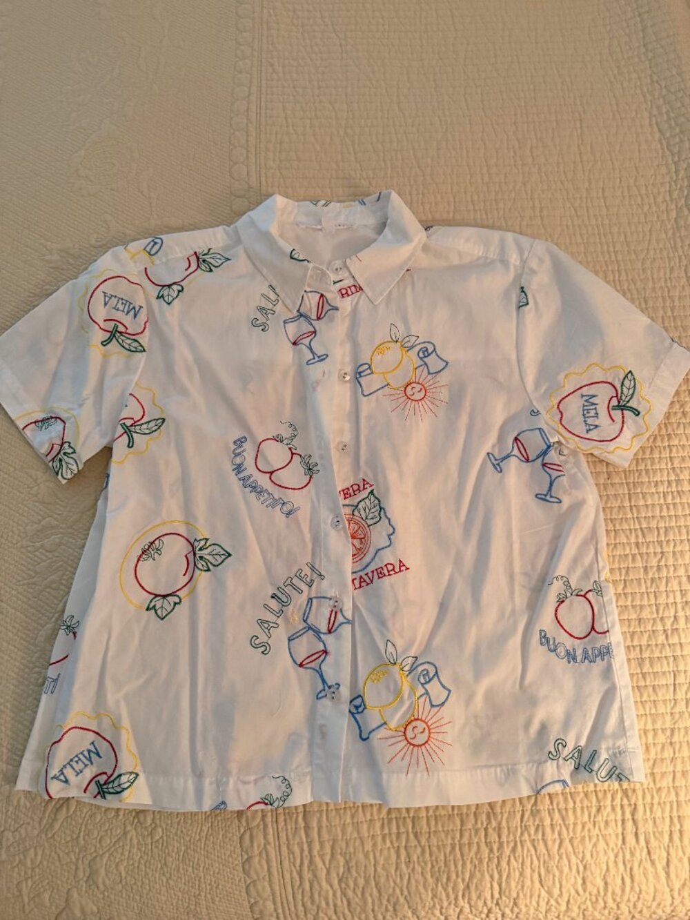 JANE + DELANCEY Embroidered Shirt